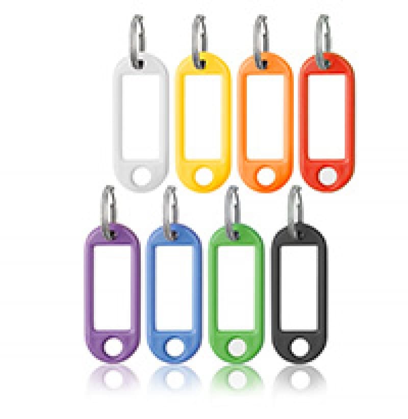 LLAVERO PORTAETIQUETA FLEXIBLE C/ARO