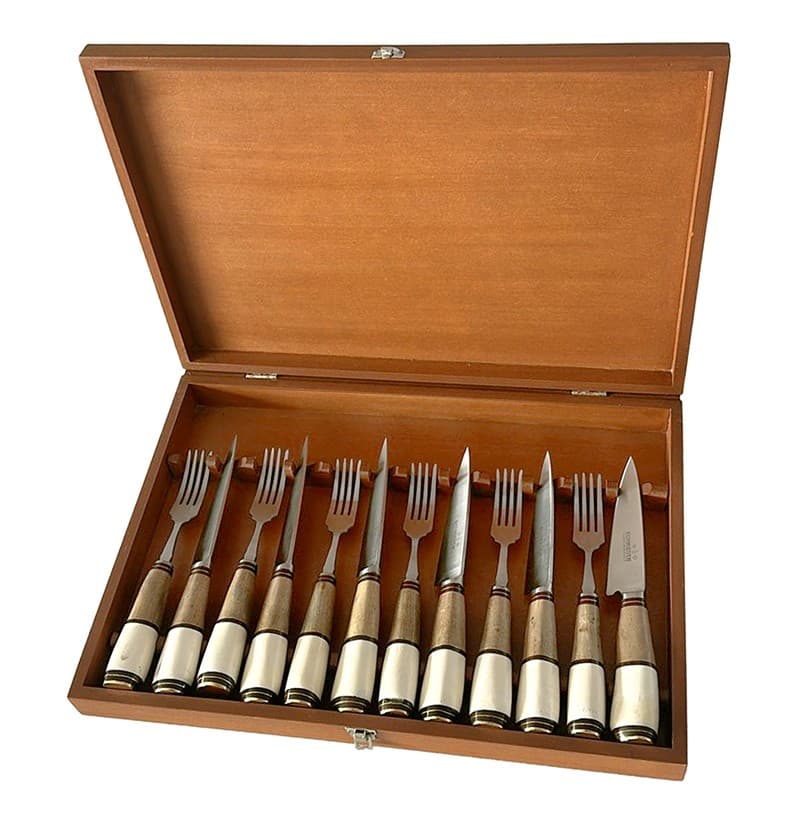 CUBIERTOS CRIOLLOS x 12 piezas S/Imp.