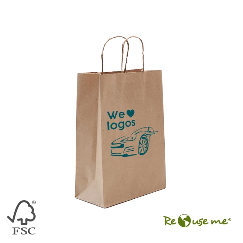 Bolsa Kraft 22x10x30