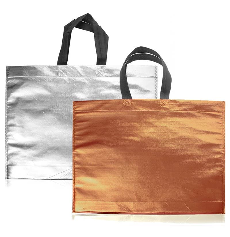 ECOBOLSA METALIZADA 45x40 MANIJAS S/Imp.